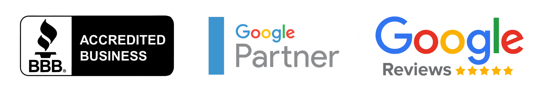BBB Accredited, Google Partner, and 5-star Google reviews for Portland electrician Google Ads